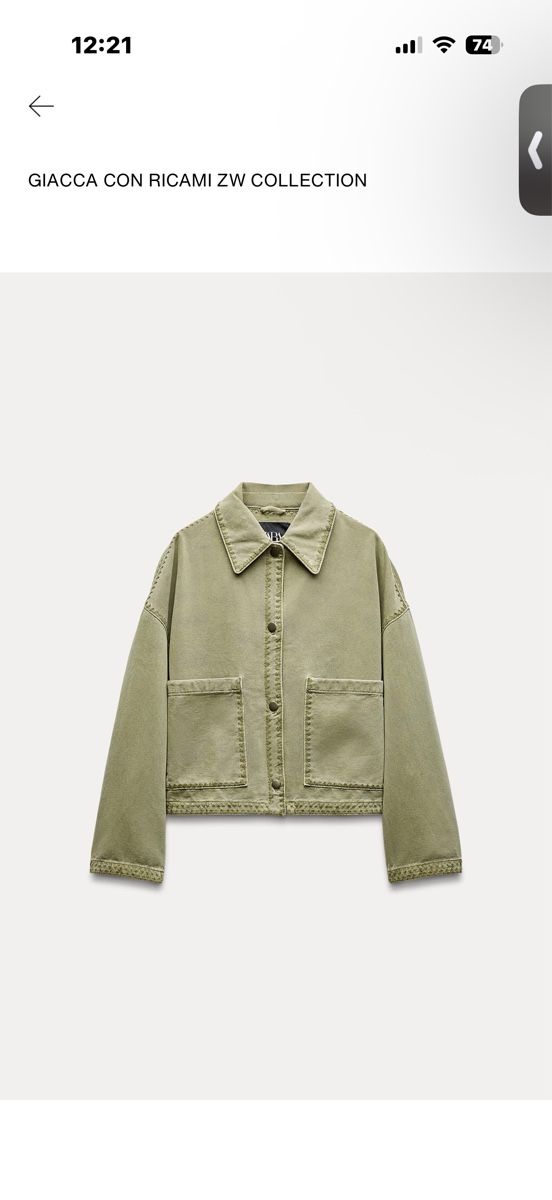 Zara Vestes: Zara cotton  jacket  – Neuf (Voir description) à Paradiso par Under_sun 2