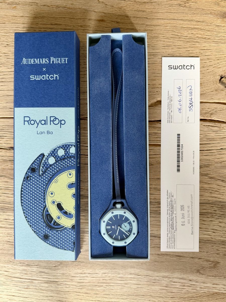 Swatch Orologi: Audemars Piguet x Swatch Royal Pop – Nuovo e nell'imballaggio originale da Boll venduto da Pepper94