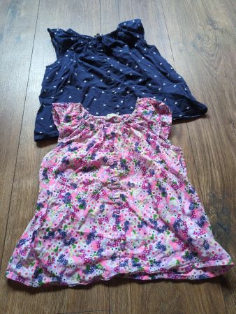 2 süsse Sommerblusen Shirts Tops 104 ab 1.-