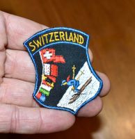 VINTAGE Badge SWITZERLAND 6 nos ST. GALLER STICKEREI abz.