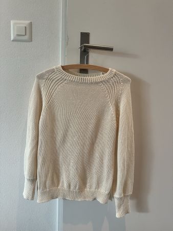 Gerard Darel Pullover, Gr. 1, Beige Baumwolle, Top Zustand!