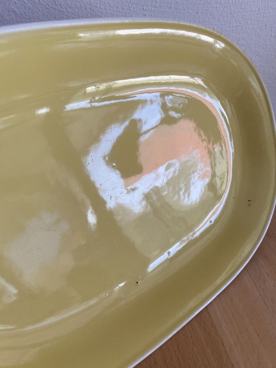 Rössler Piatti di portata: Rössler Platte pastellgelb Grösse 32 – Usato da Schwarzenburg venduto da Michellu 3