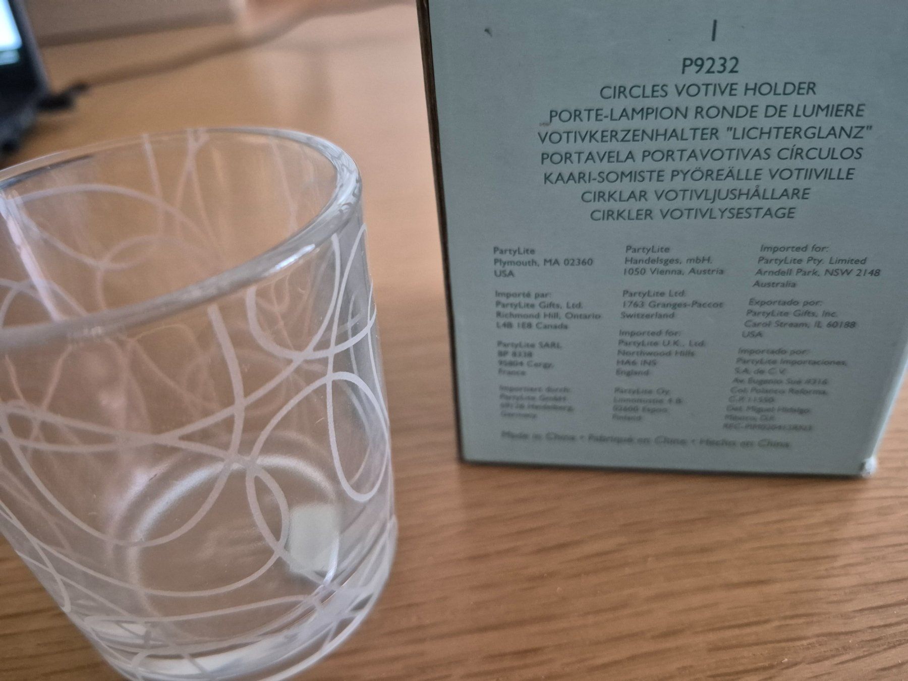 Partylite Portacandele: Partylite Votivkerzenhalter Lichterglanz – Nuovo (secondo la descrizione) da Buttikon SZ venduto da sefa02 2