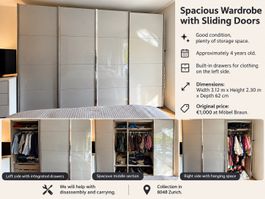 Kleiderschrank mit Schiebetüren