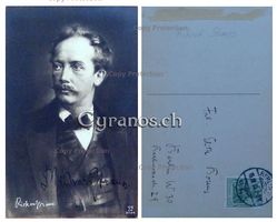 Richard Strauss (1864-1949) Komponist - Autogramm