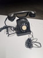 Altes Bakelit Telefon,Schwarz, Vintage, Rarität!Tischversion