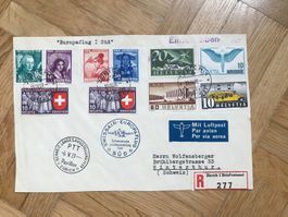 1939. Swissair Europaflug Süd nach Winterthur. Abart!