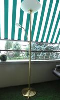 Vintage LED-Stehleuchte aus Messing 1980er