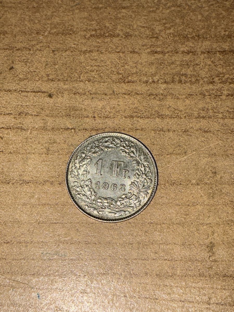 Tutti le monete: 1 Schweizer Franken aus Silber JG 1963 – Usato da Locarno venduto da dieter.s77