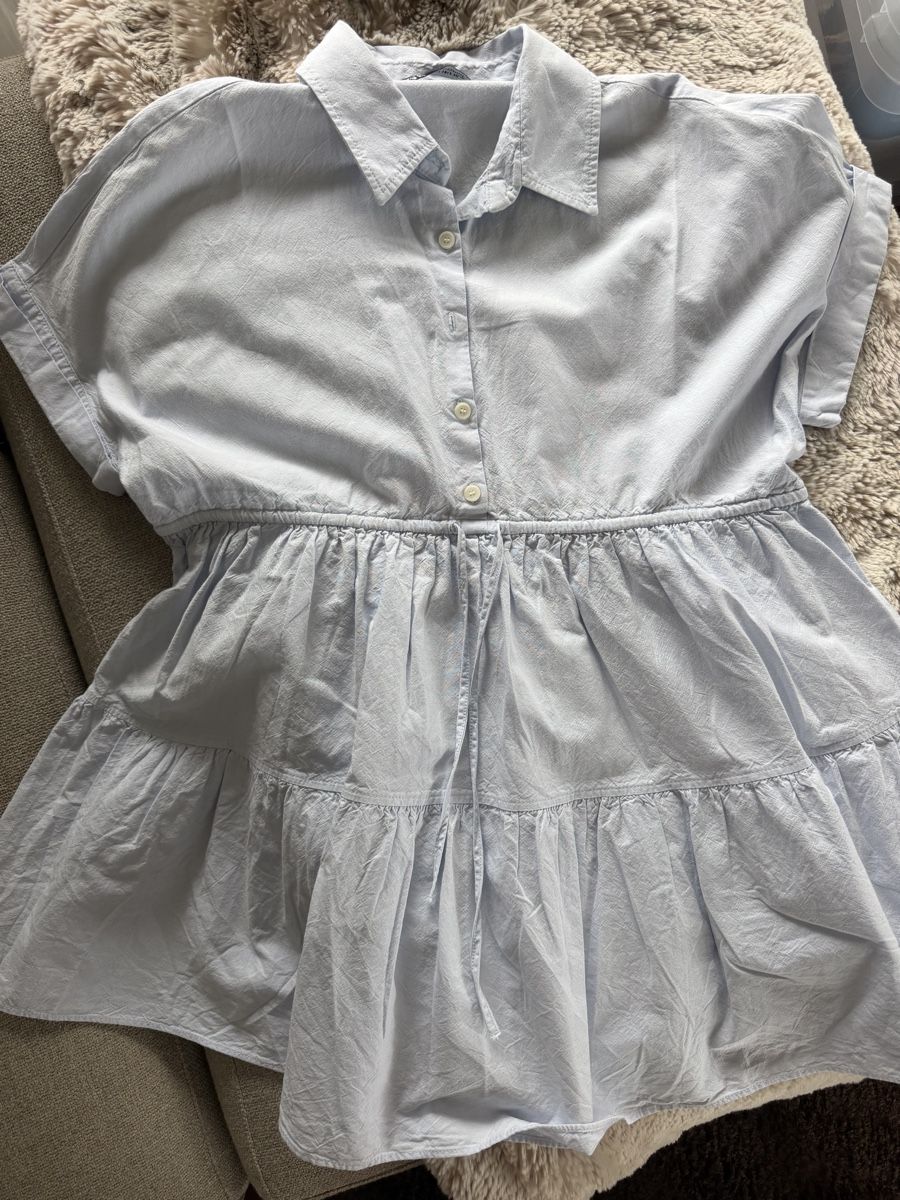 Zara Vestiti: Zara Kleid hellblau Kurzarm  – Usato da Freienbach venduto da dan_9rjy