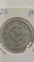 2 Franken 1945, Silber, top Zustand (WA3)