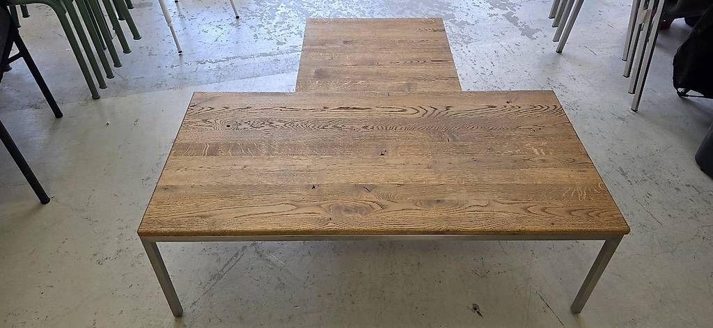 Tischset: Salontisch Set Rustikalplatte Eiche massiv – Neu und originalverpackt aus Lützelflüh-Goldb von Rampenverkauf_72_ 2