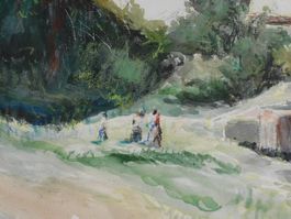 Aquarell signiert u datietz 1956 - Gygax -  signiert