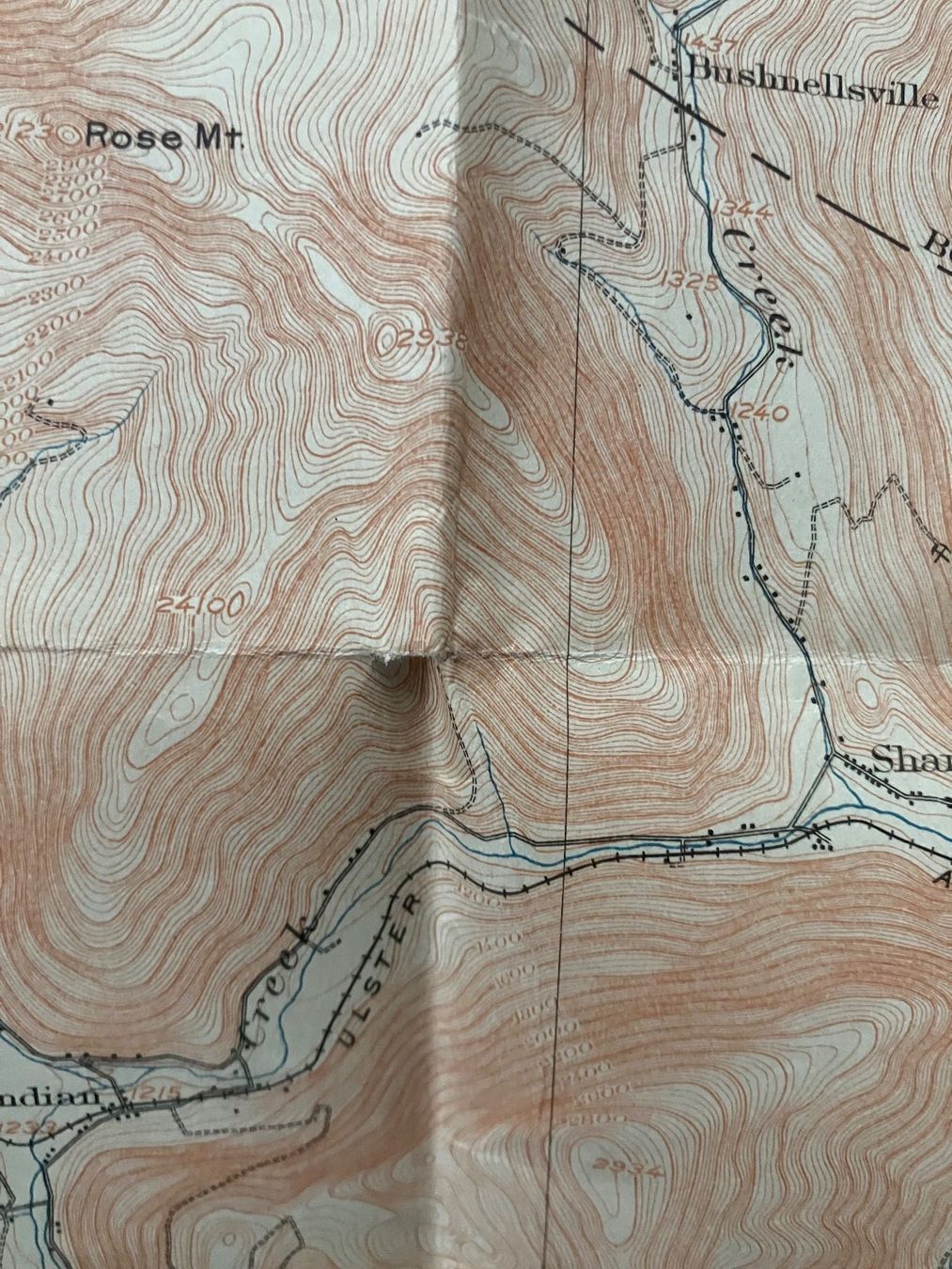 Landkarten & Atlanten: Topography State of New York – Gebraucht aus ZUERICH von Carolus1 8