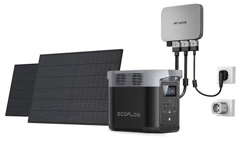 Dispositivi a energia solare: Balkonkraftwerk Ecoflow Delta 2 – Usato da Elgg venduto da Jd