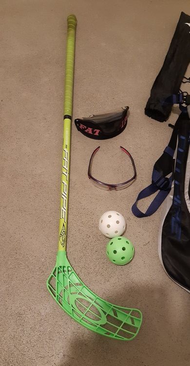FAT PIPE Unihockey Fitness Ball, 24-Piece Team Set, Fat Balls, White
