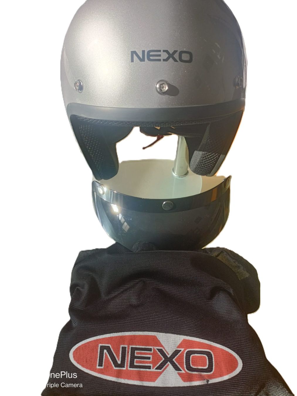 Caschi & visiere: Nexo Jet helmet Basic II Grey Open-Face-Helmet – Nuovo e nell'imballaggio originale da Zürich venduto da enr_pp5r 1