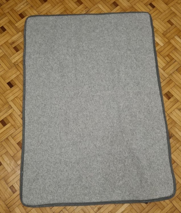 Molithe 100% Wolldecke 122x157cm - Dicke Militärische Decke Für Camping & Outdoor