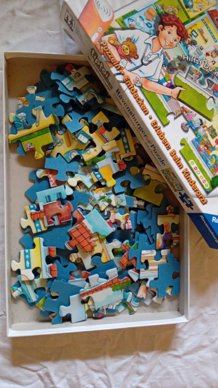 Tiptoi Spielzeuge: Tiptoi Puzzle Kinderarzt 100 Teile – Gebraucht aus Basel von Whambam 1