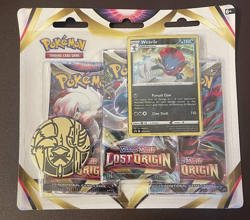 Pokémon Carte collezionabili: Pokemon Lost Origin 3 Pack Blister – Nuovo e nell'imballaggio originale da Oetwil am See venduto da Push_Pull_Leg