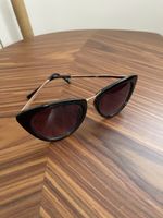 Sonnenbrille Katzenauge schwarz 