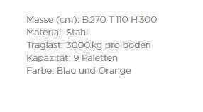 Regale: PALETTENREGAL GRUNDELEMENT 3m hoch – Neu und originalverpackt aus Cressier FR von kitok 5