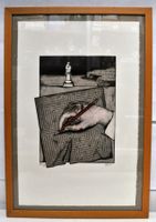 Tableau imprimé V/IX signé Mario Masini