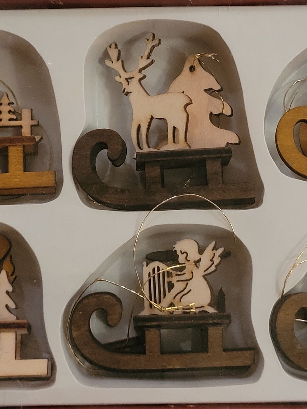Tutte le decorazioni: Weihnachtsbaumschmuck Holz, 2 Sets – Nuovo e nell'imballaggio originale da Uster venduto da 13smiley13 4