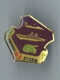 Placchette & Badge: Desert Storm Pin – Usato da Zürich venduto da t24_de