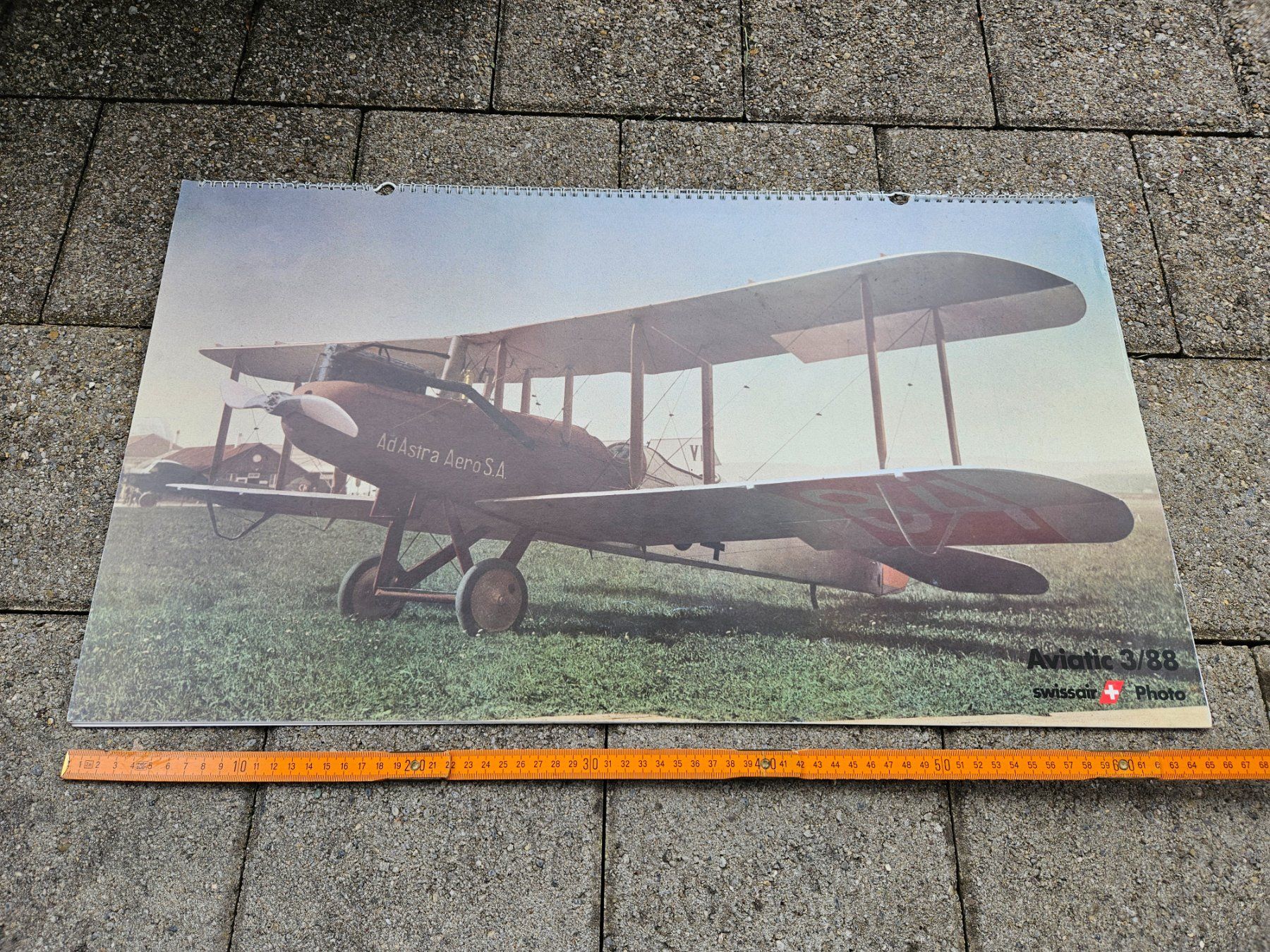 Calendari: 6 Stück Swissair Aviatic Kalender – Usato da Haslen GL venduto da Sandra40 6
