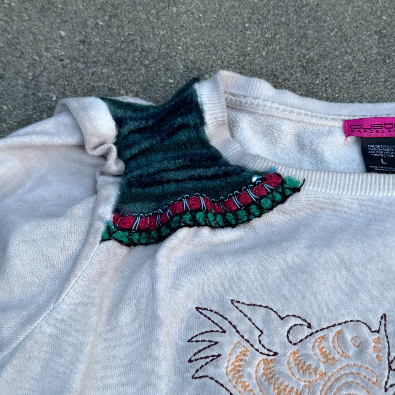 Custo Barcelona Maglioni & Felpe: Custo Barcelona vintage sweatshirt retro damen pull – Usato da St. Gallen venduto da sourced_limited 3