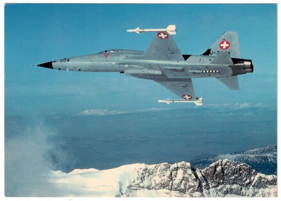 Cartoline postali: Tiger II F-5 E Militär – Usato da Frauenfeld venduto da POML
