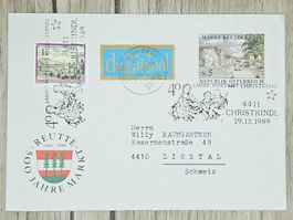 CL14 Enveloppe + Timbre Autriche 1989
