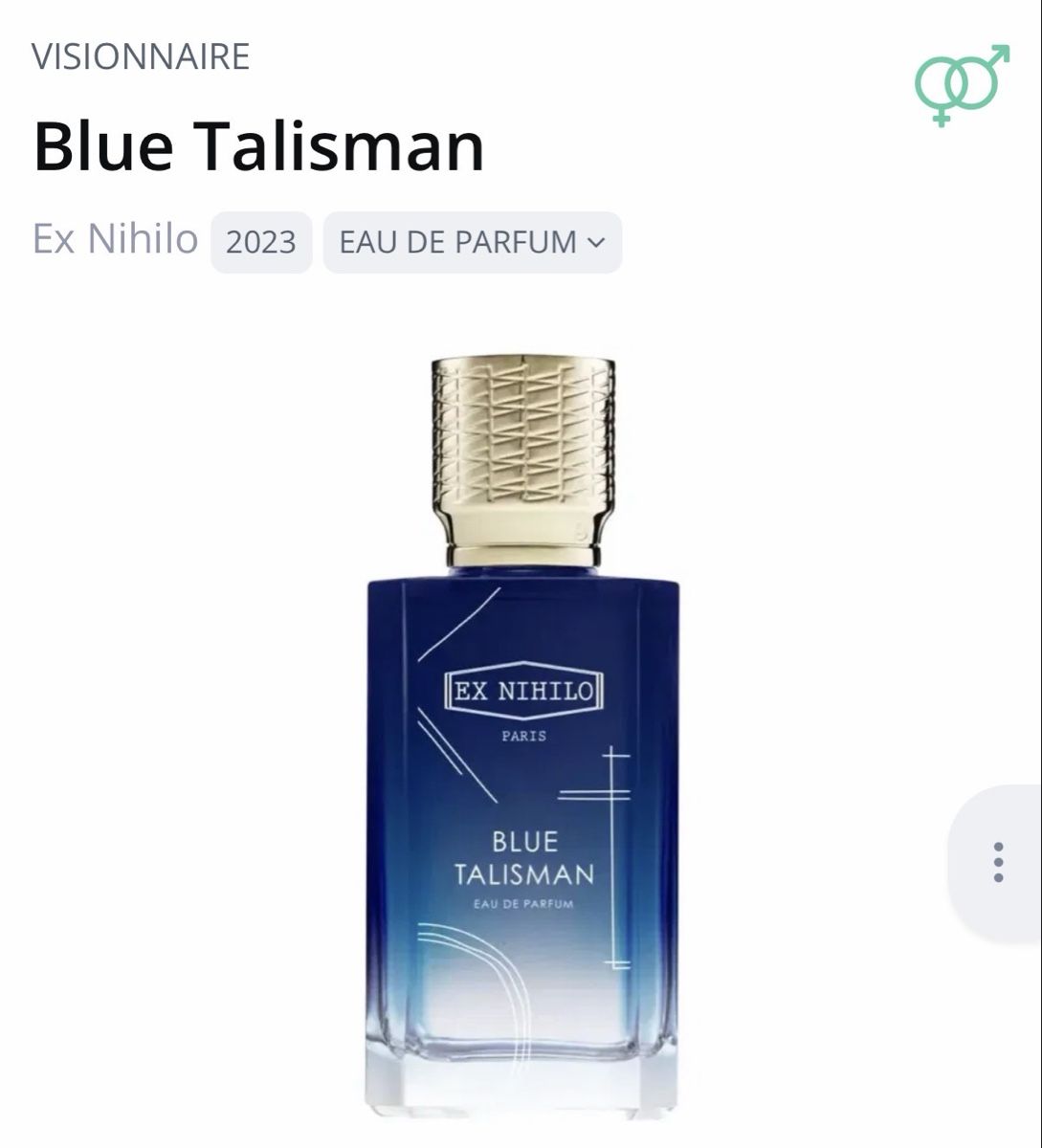 Ex Nihilo Profumi & Eau de Toilette: Ex Nihilo Blue Talisman Original Abfüllung 1ml – Nuovo (secondo la descrizione) da Meierskappel venduto da Philium