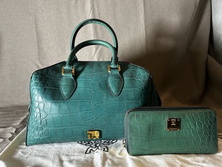 👜 MCM Handtasche mit passendem Portemonnaie – gebraucht