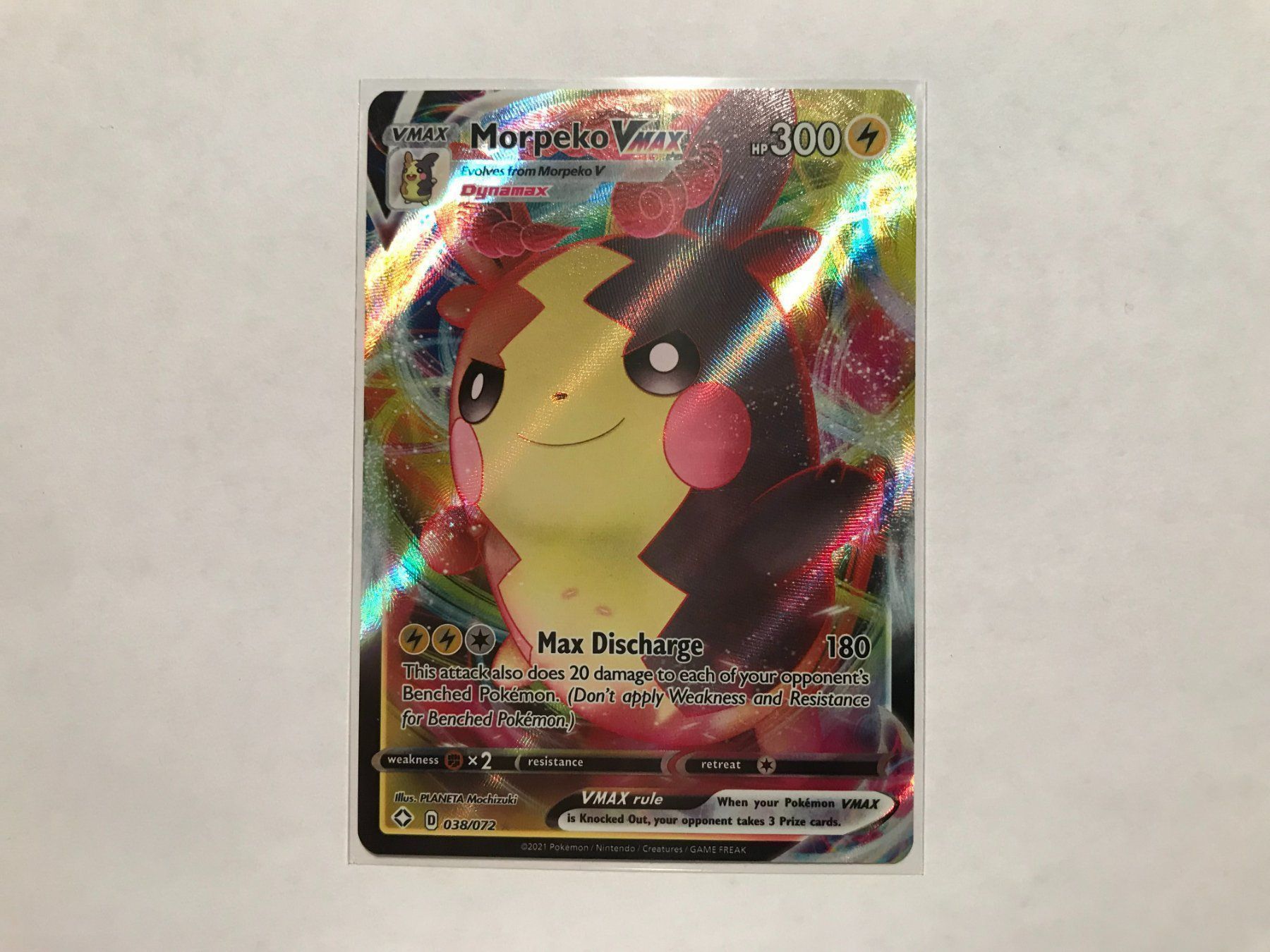 Pokémon Carte collezionabili: Morpeko Vmax Shining Fates EN – Usato da Hagendorn venduto da Pokecollectorch