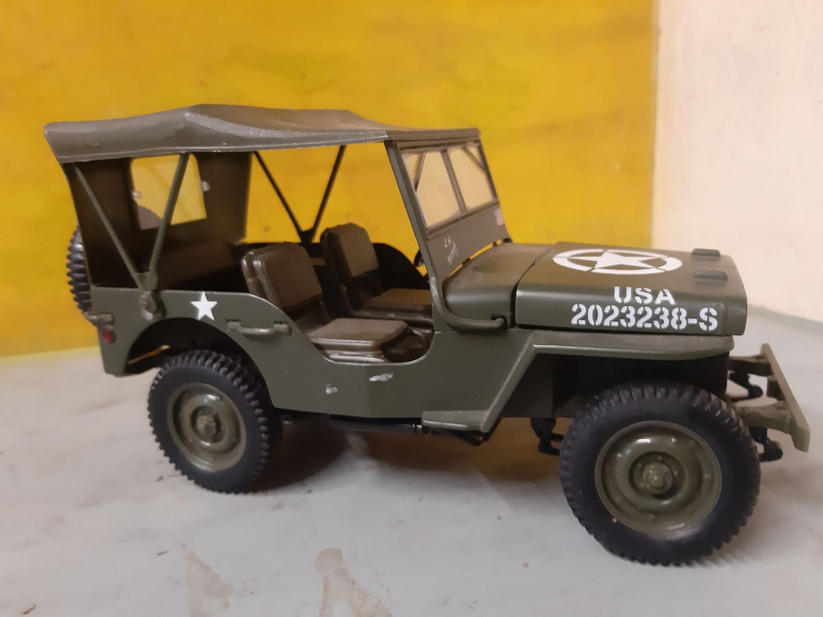 Solido Modellini d'auto: Jeep Willys de commandement 'Solido – Nuovo (secondo la descrizione) da Monthey venduto da Jmbois 1