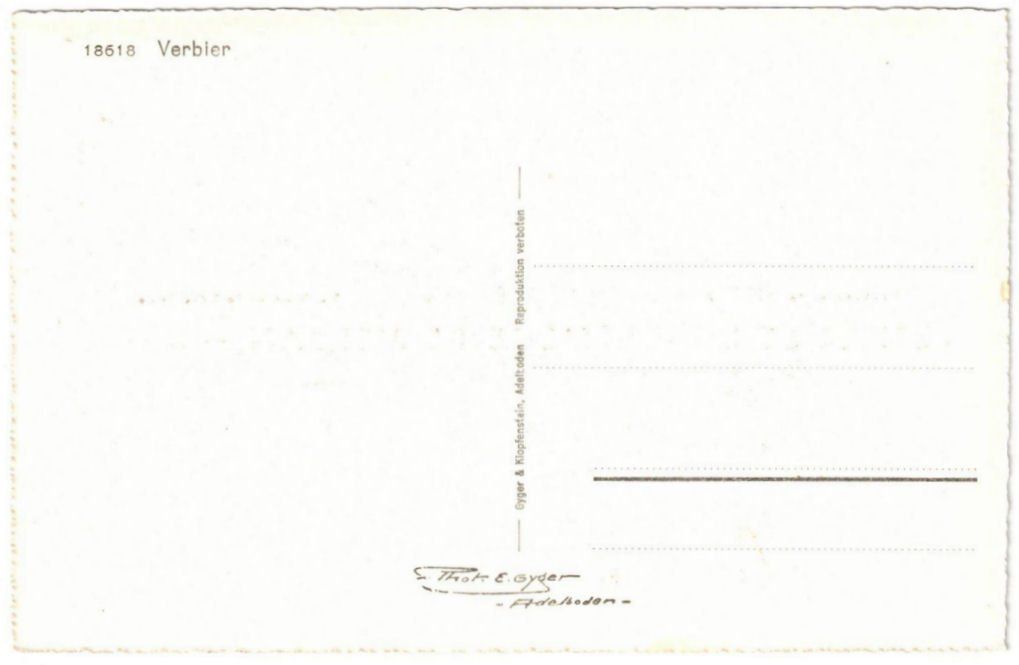 Cartoline postali: Verbier - 4 Bild AK Medran – Usato da Binningen venduto da Mountainrider 1