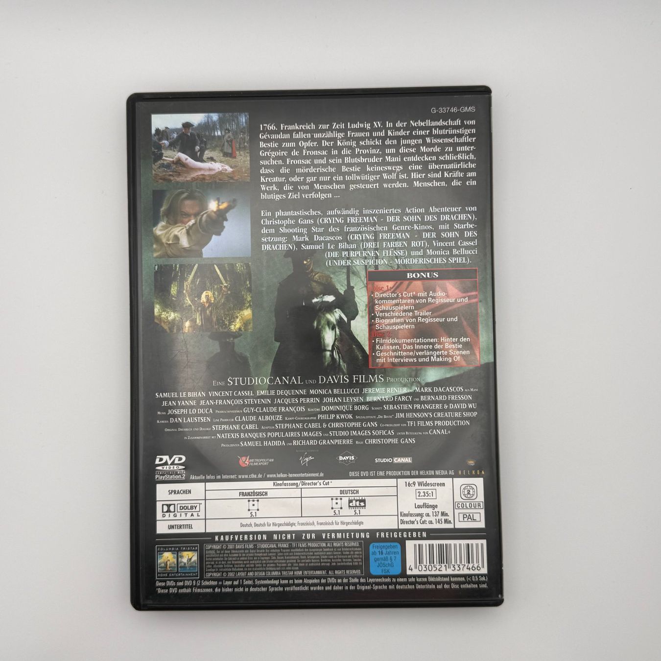 Tutti i DVDs: Pakt der Wölfe – Usato da St. Gallen venduto da KumanekoDen 1