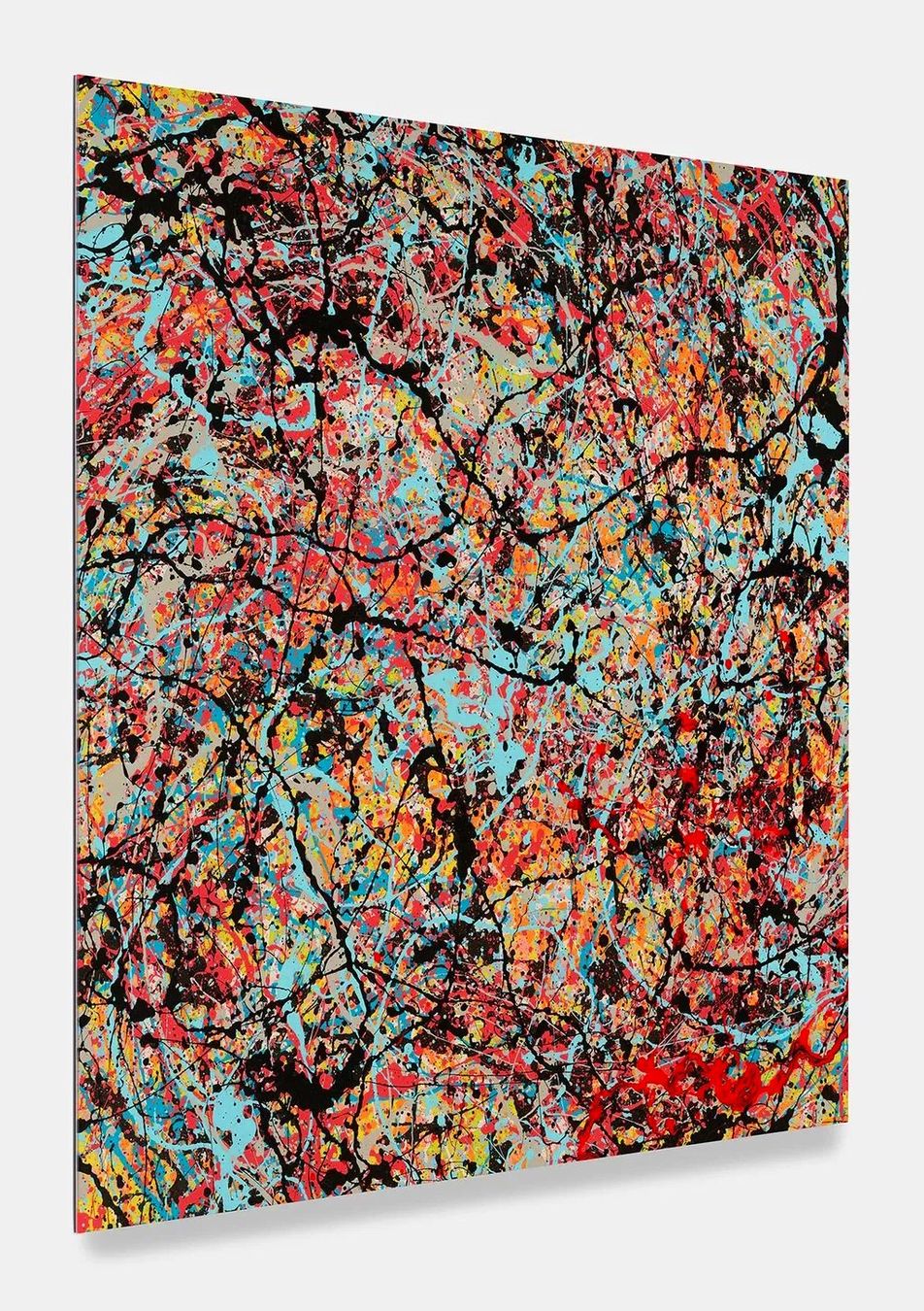 Gemälde: Original ED Sheeran painting Cosmic Carpark Handsigned – Neu und originalverpackt aus Petit-Lancy von Art_Collector 1