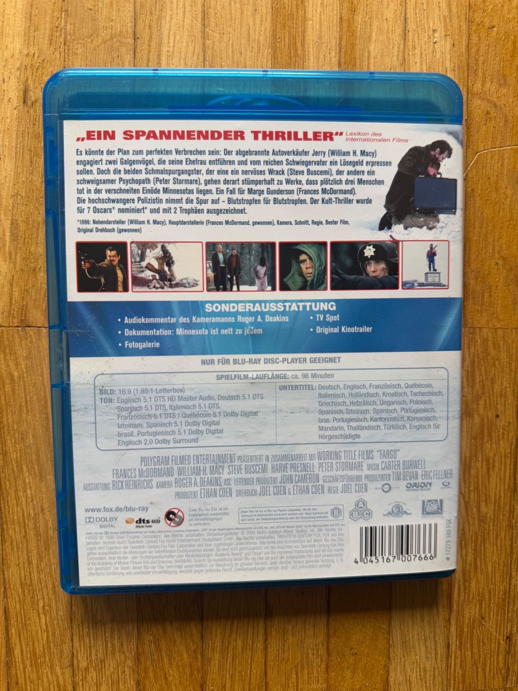 Tutti i DVDs: FARGO  (BLU-RAY) KULT FILM – Usato da Basel venduto da san_2qlq 1