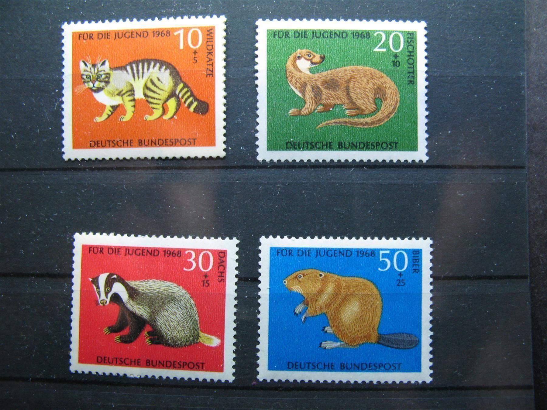 Tutti i francobolli: BRD 1968 Seltene Tiere ** – Usato da Wil SG venduto da fva01