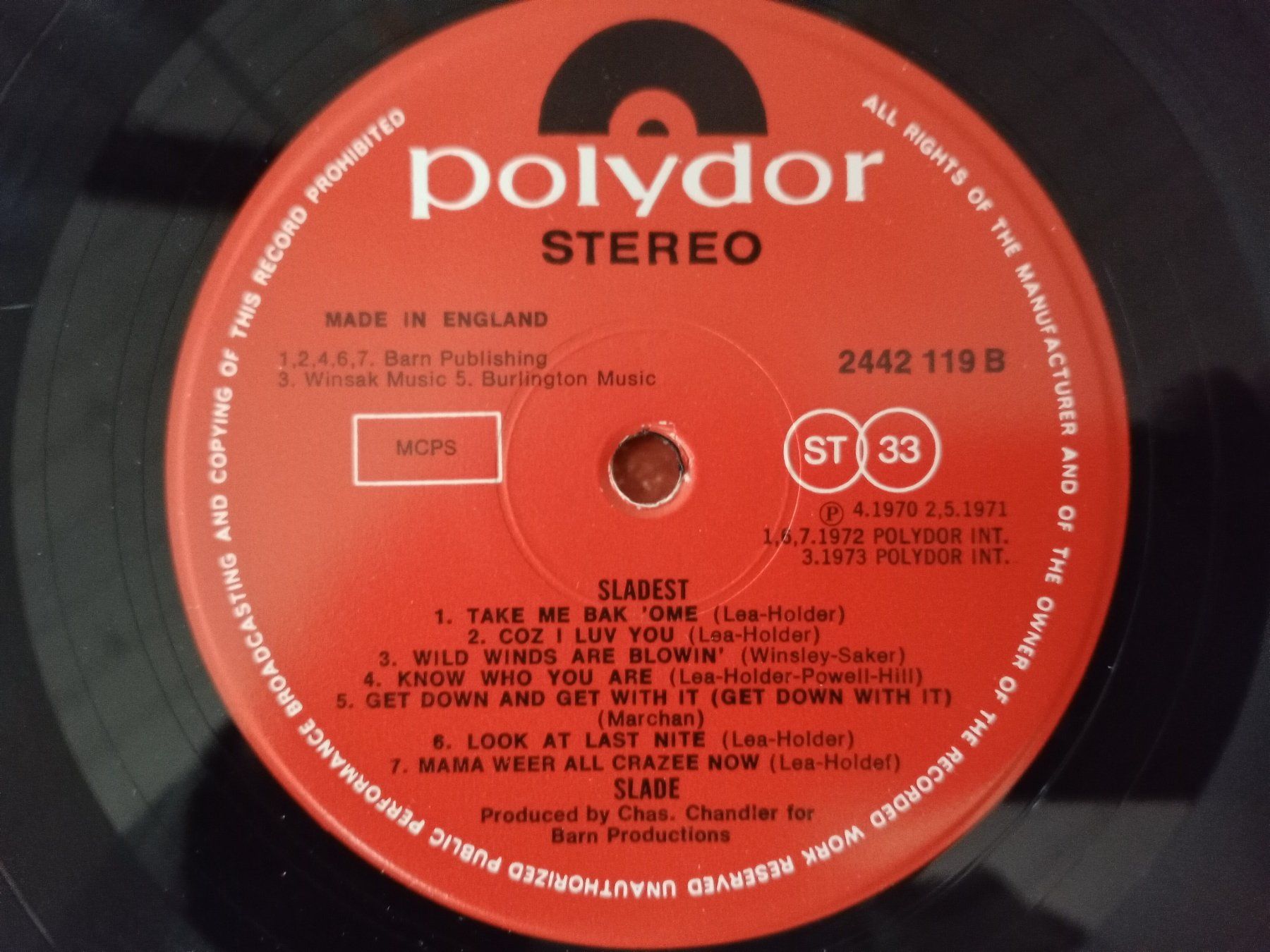 Dischi in vinile: Slade - Sladest - Polydor Record - Selten - – Usato da Waldenburg venduto da STICKER_KING 6