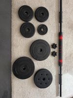Weight Set with Bar and Plates  15.5 kg