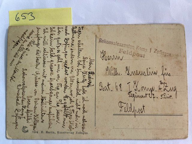 Cartoline postali: alte Ansichtskarte Zofingen – Usato da Niederwil AG venduto da dahu75 1