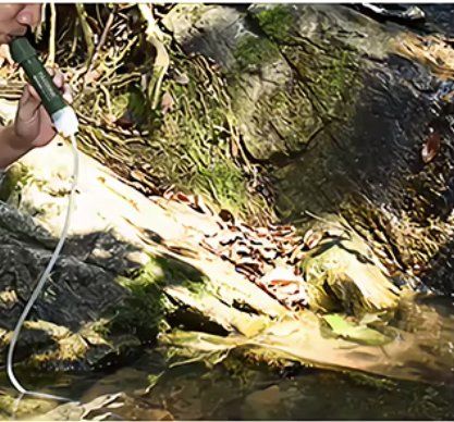 Sanitari: Tragbares Mini-Wasserfilter-System Outdoor – Nuovo e nell'imballaggio originale da Châtelaine venduto da topshop.switzerland 1