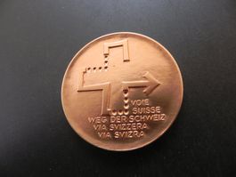 Medaille Weg der Schweiz Voie Suisse