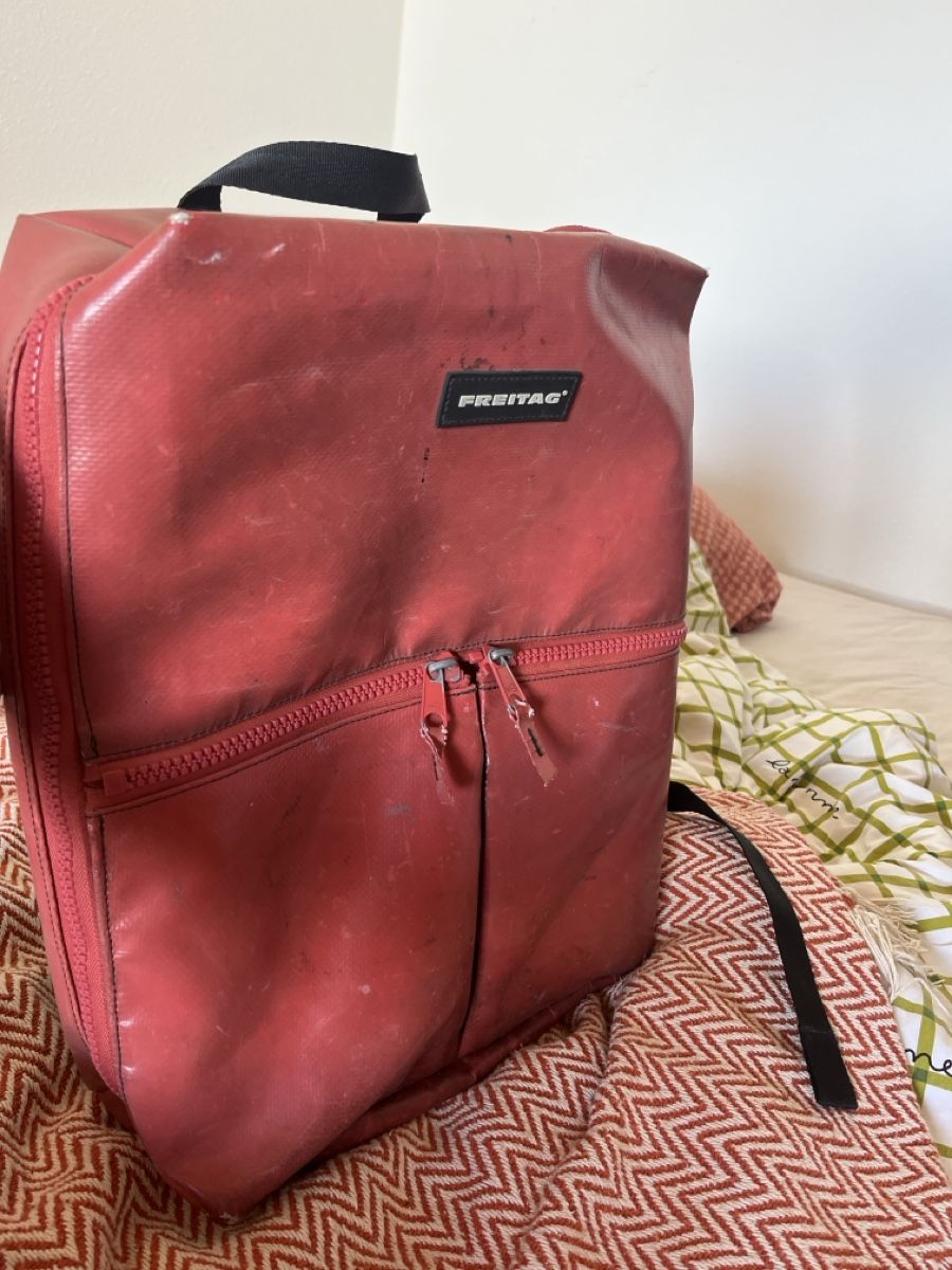 Freitag Rucksäcke: Freitag Rucksack Lachs super Zustand – Gebraucht aus Basel von luk_9gtj