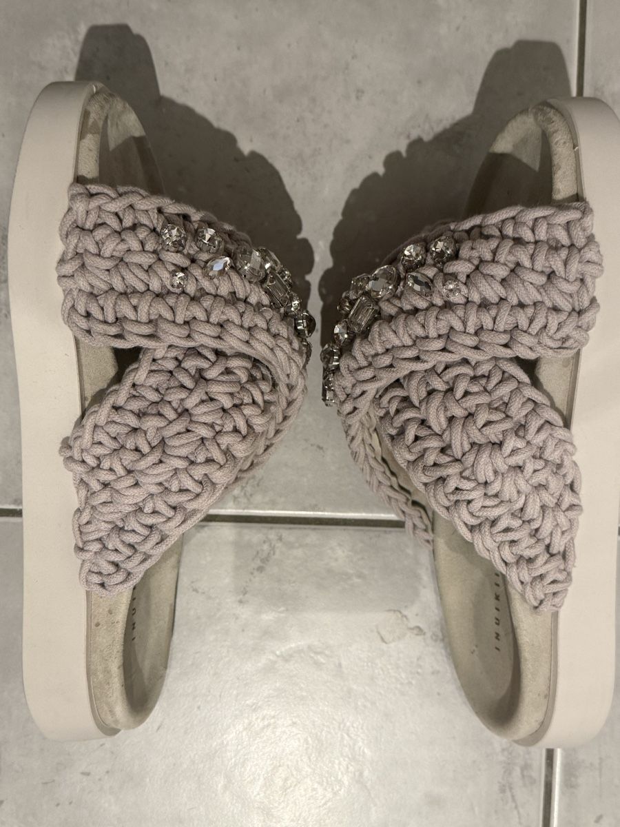 Inuikii Chaussures femmes: INUIKII Pantolette / Sandale woven grey – Neuf (Voir description) à Bern par Prelovedbyk 4