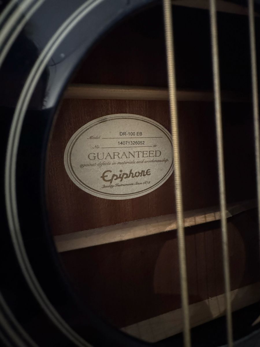 Epiphone Strumenti musicali: Akkustik Gitarre Epiphone DR-100 EB – Nuovo (secondo la descrizione) da Reinach BL venduto da noah_mith 3